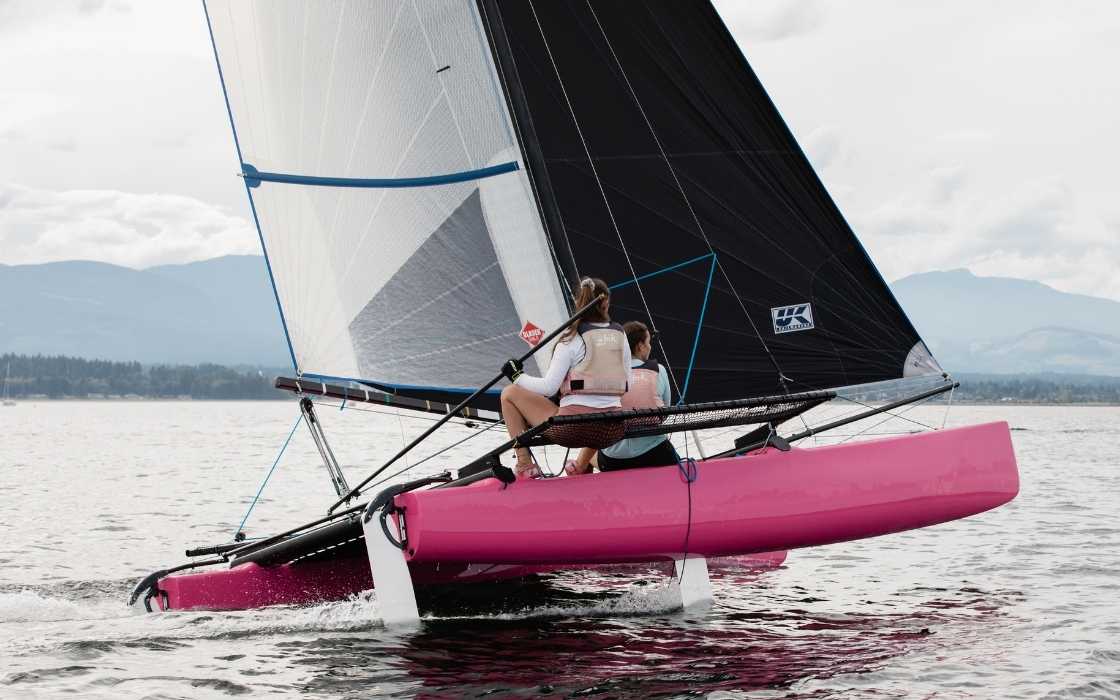Sailing in Comox Harbour