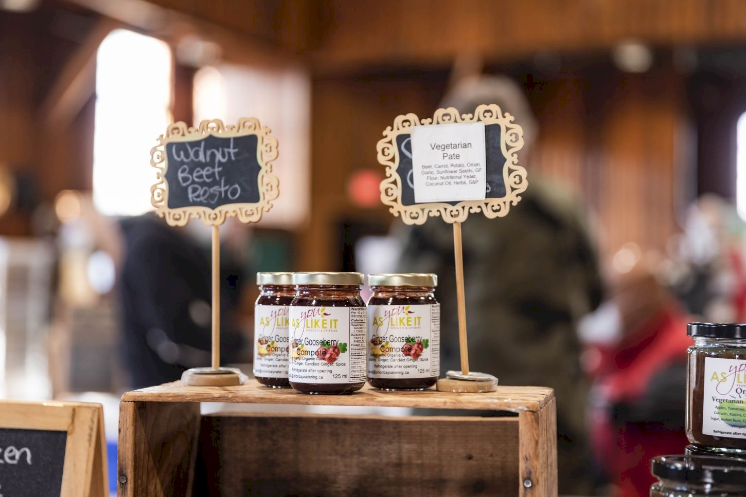Compote for sale at the Farmers Market